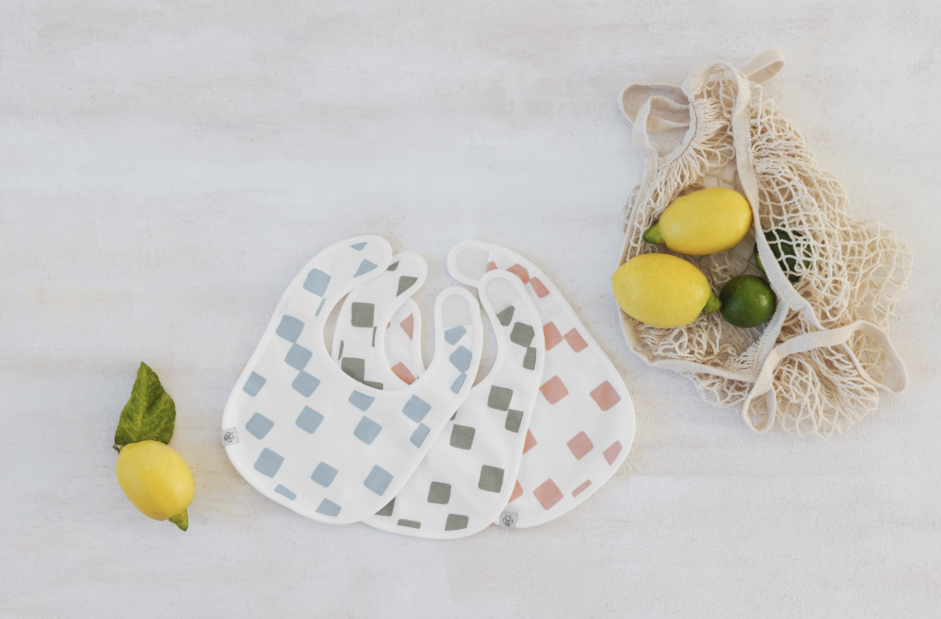  Pack de 3 Babetes Happy Fruits Peach - Lassig 