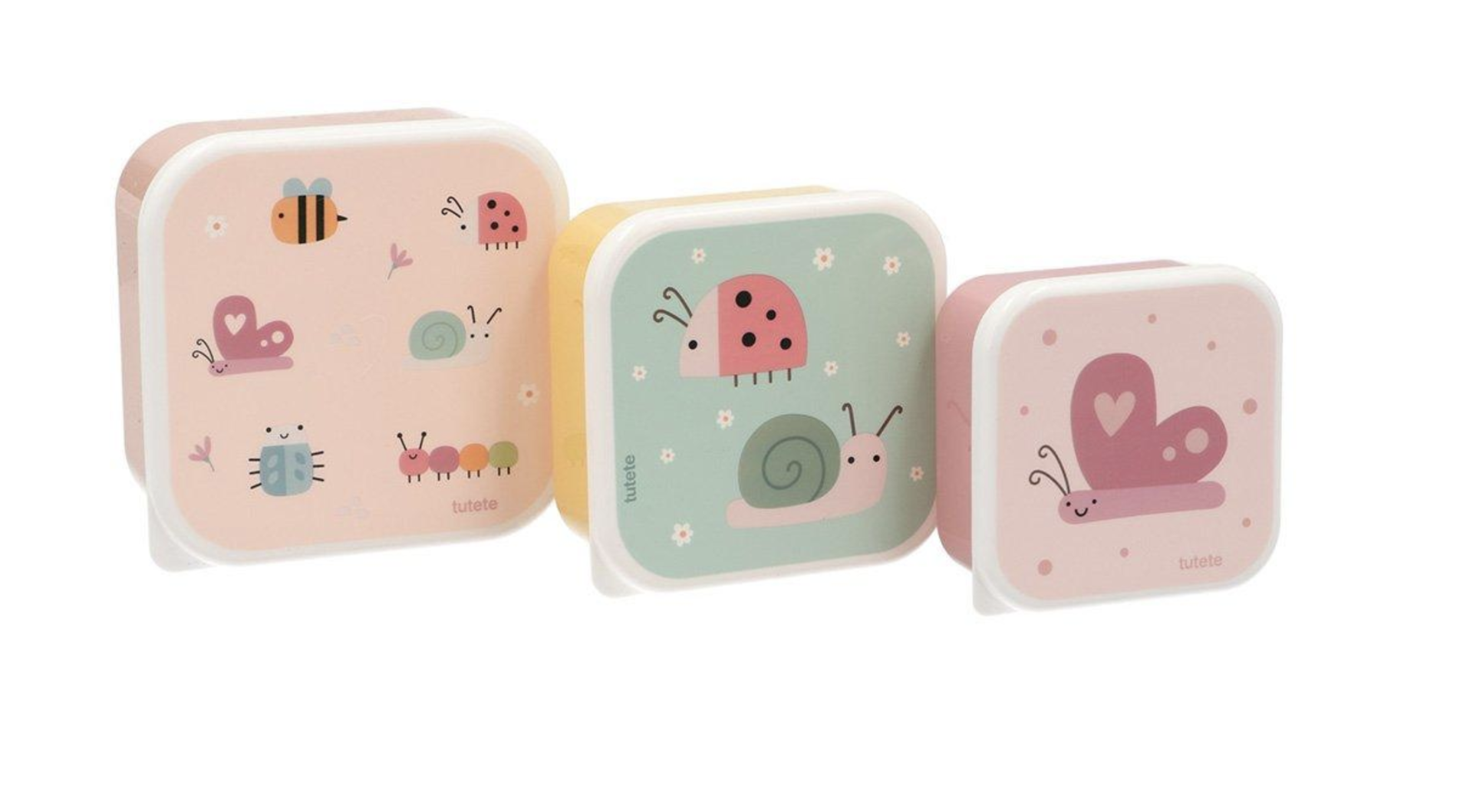  Pack de 3 Caixas para Snacks Bugs - Tutete 