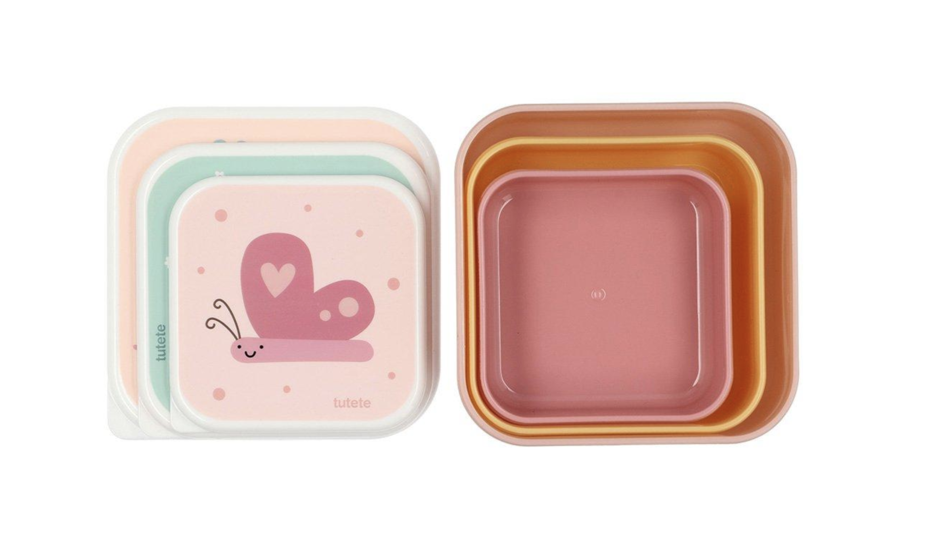  Pack de 3 Caixas para Snacks Bugs - Tutete 