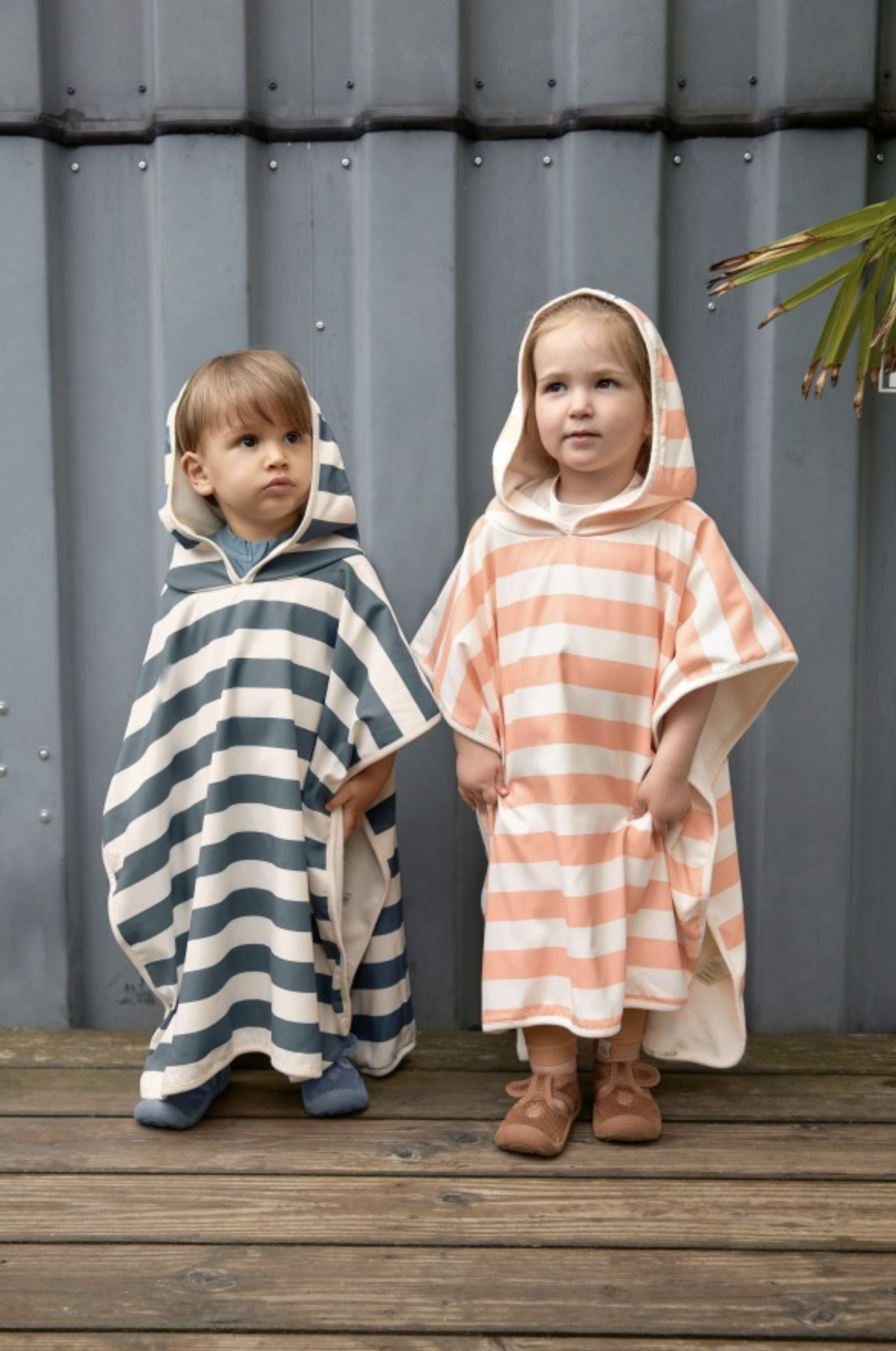  Poncho com Proteção UV 80+ Stripes Blue - Lassig 