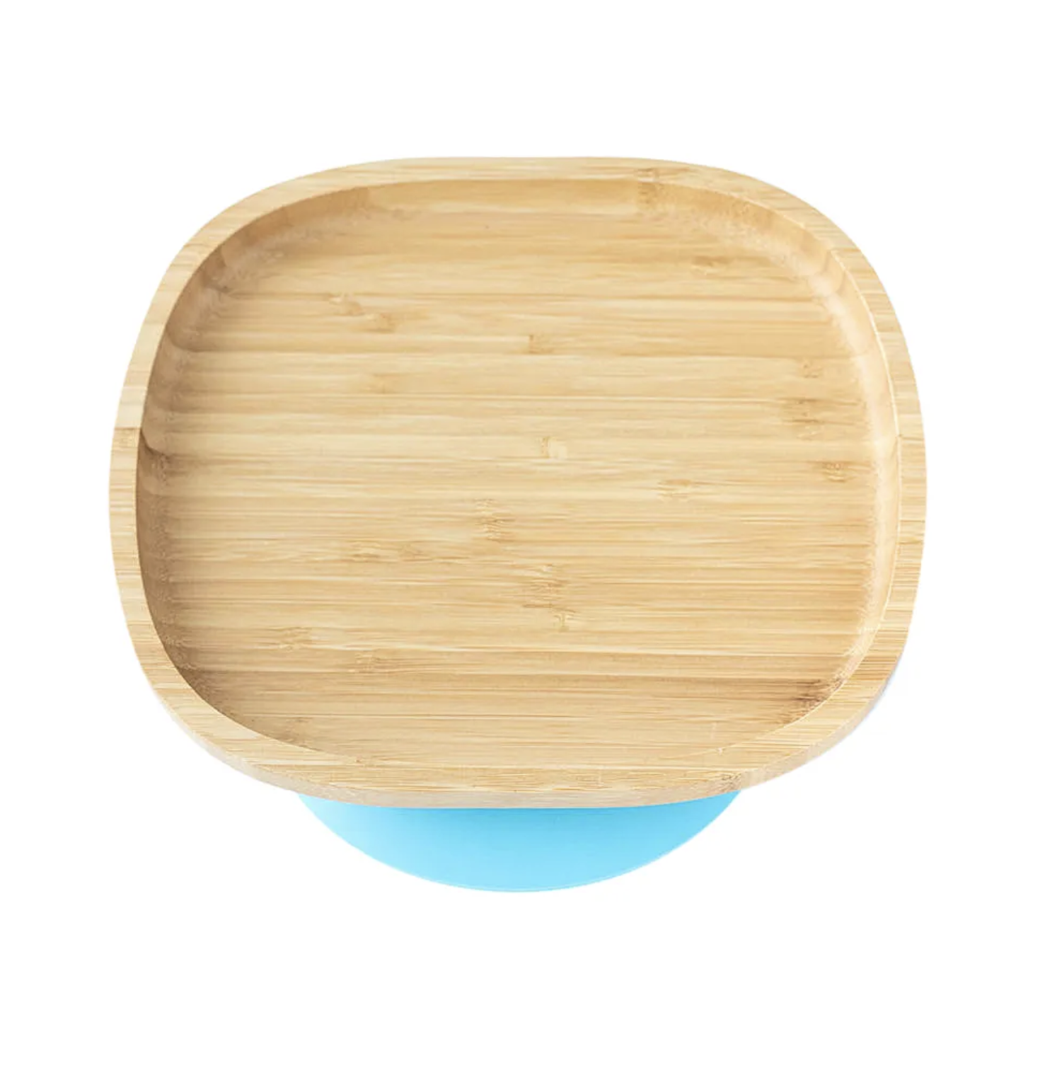  Prato de Bambu Toddler S/Divisões Azul - EcoRascals 