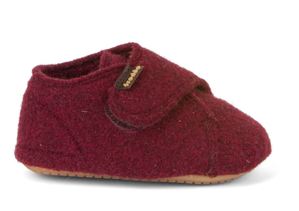  Prewalker Barefoot Slippers de Lã Bordeaux - Froddo