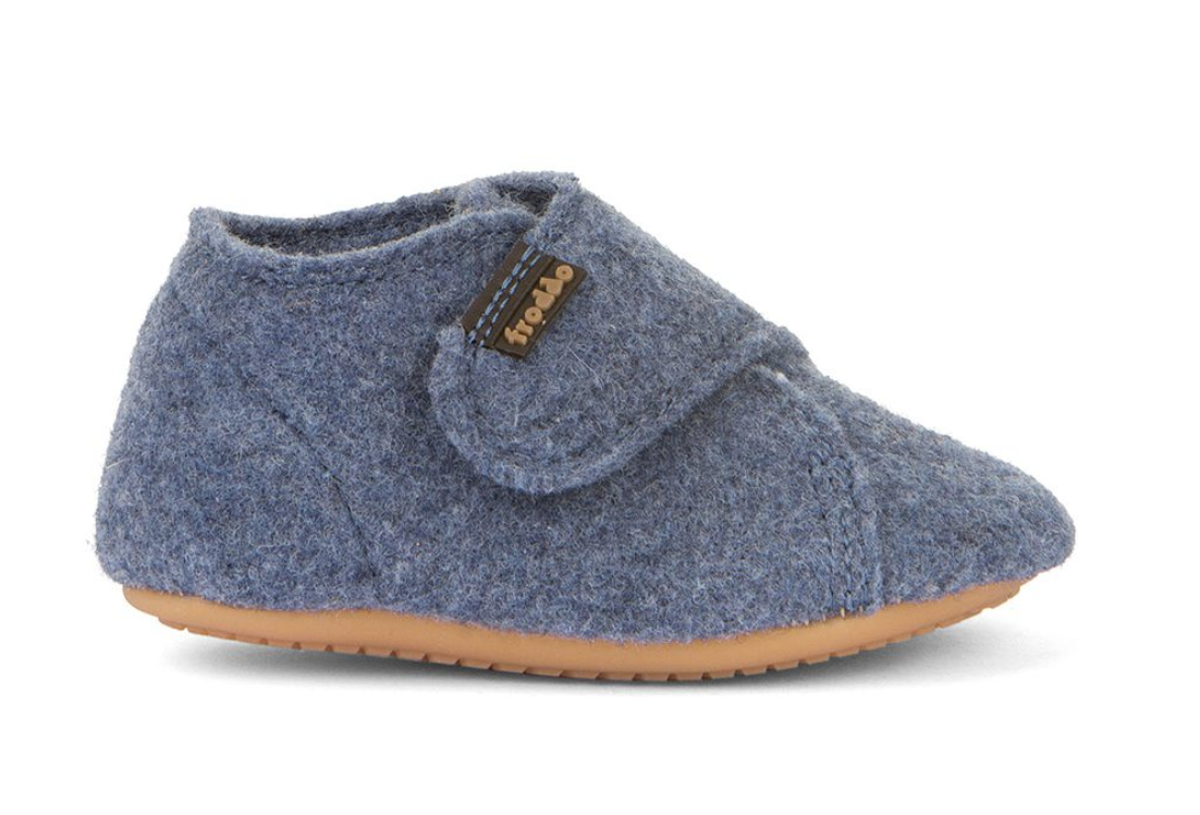  Prewalker Barefoot Slippers de Lã Denim - Froddo 