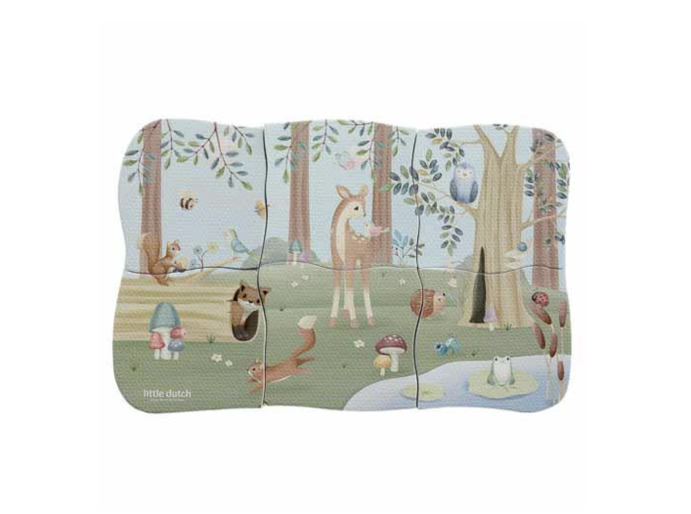  Puzzle de Banho Forest Friends - Little Dutch 
