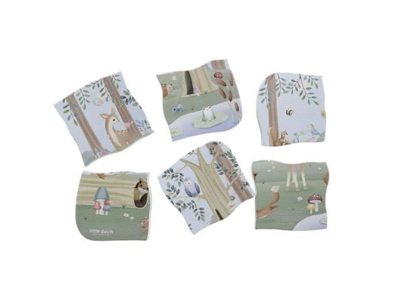  Puzzle de Banho Forest Friends - Little Dutch 