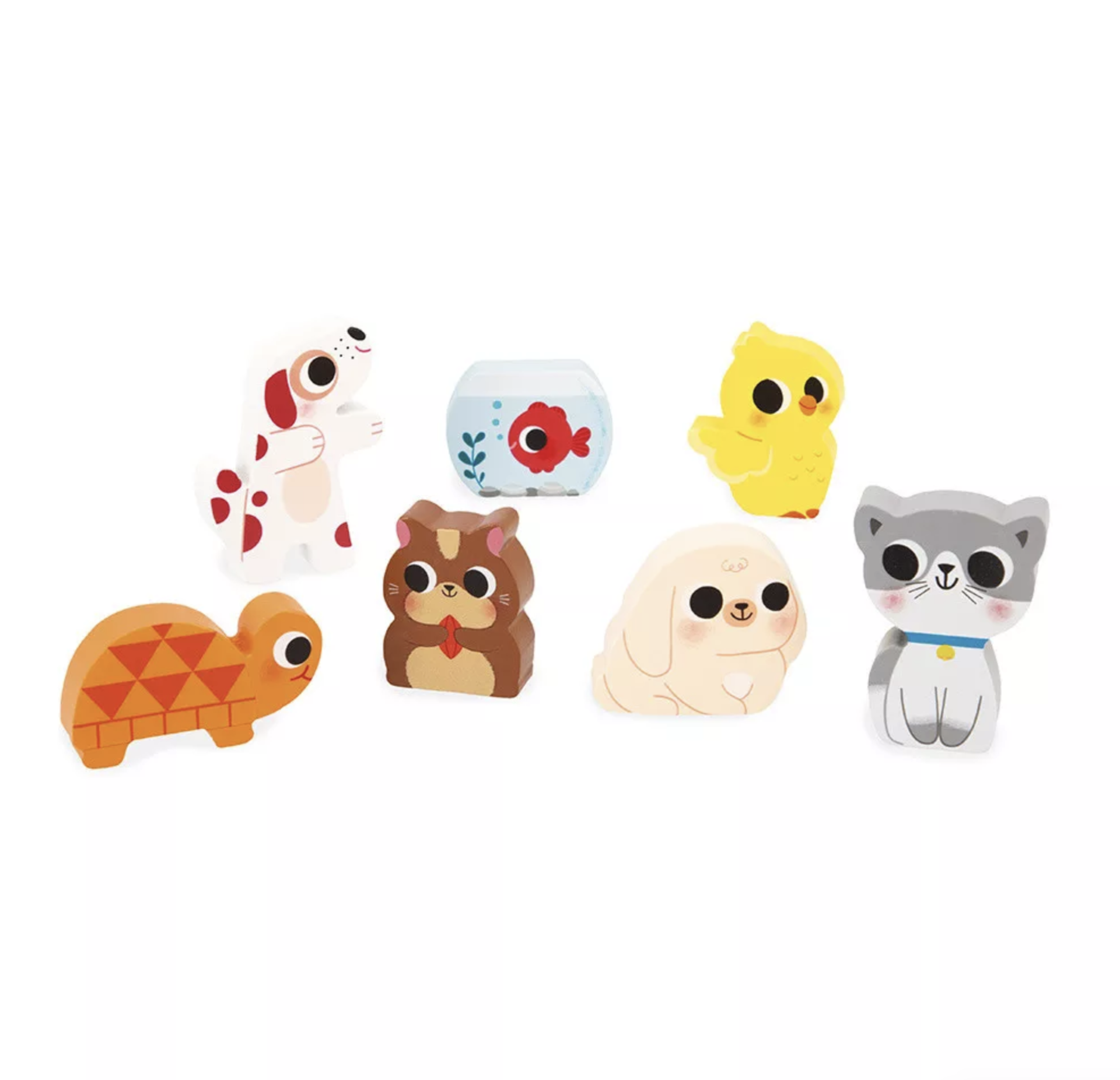  Puzzle de Encaixe Animais de Estimação - Janod 