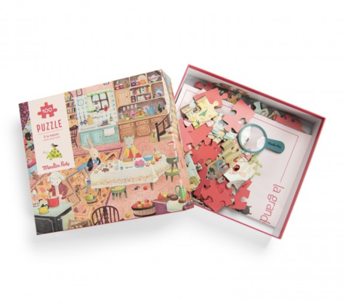  Puzzle Em Casa La Grande Famille - Moulin Roty 