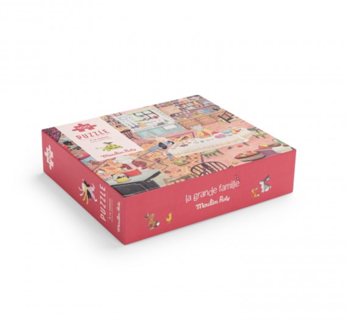  Puzzle Em Casa La Grande Famille - Moulin Roty 