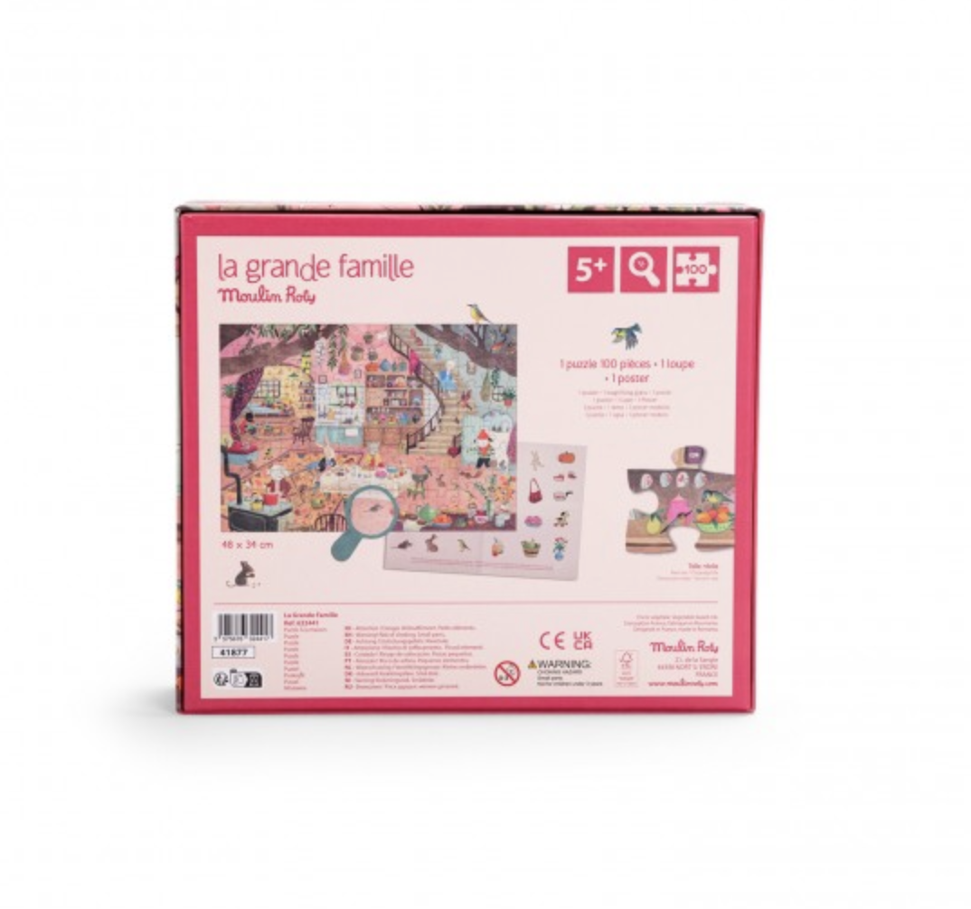  Puzzle Em Casa La Grande Famille - Moulin Roty 