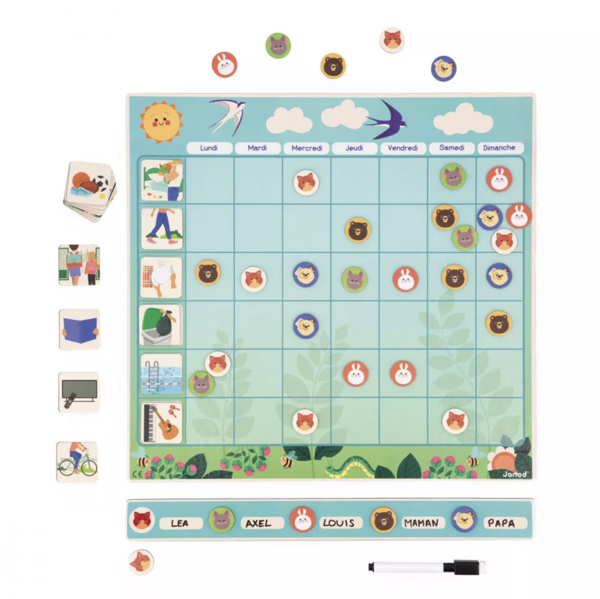  Quadro de Organisação Family Planner - Janod 
