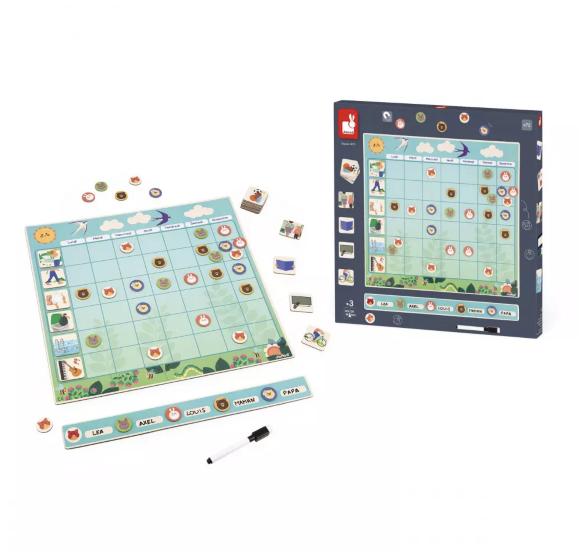  Quadro de Organisação Family Planner - Janod 