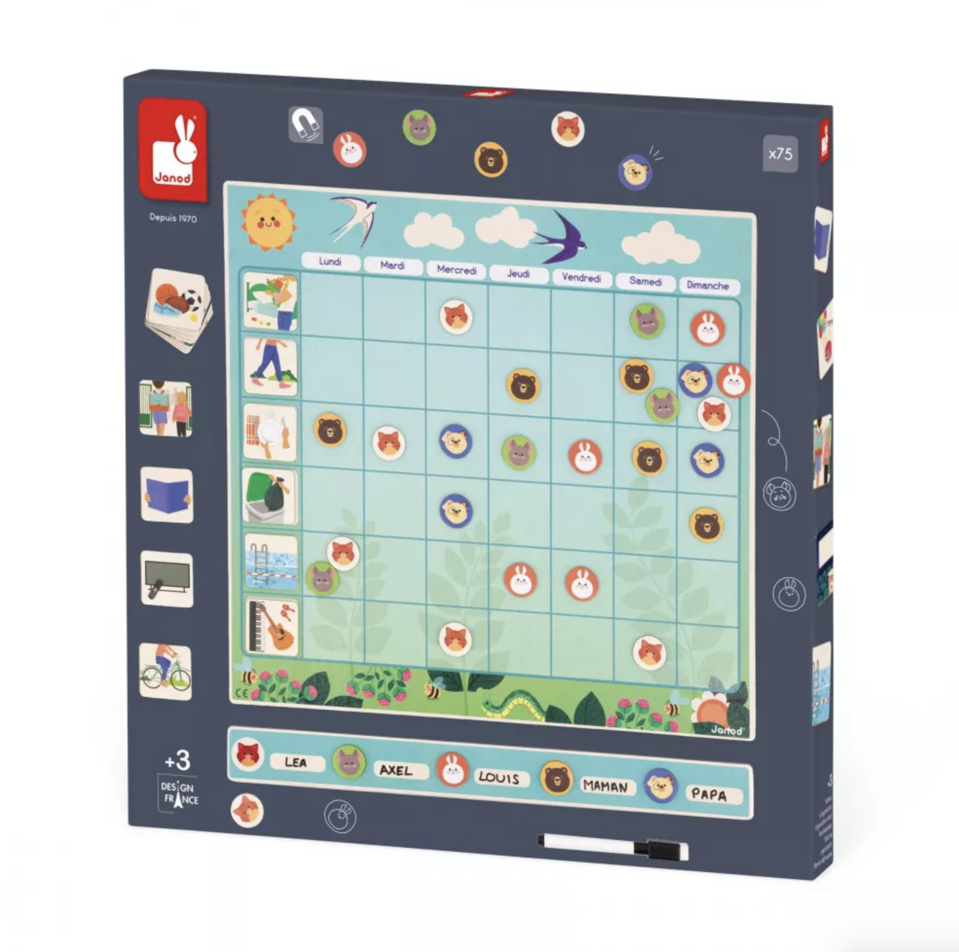  Quadro de Organisação Family Planner - Janod 