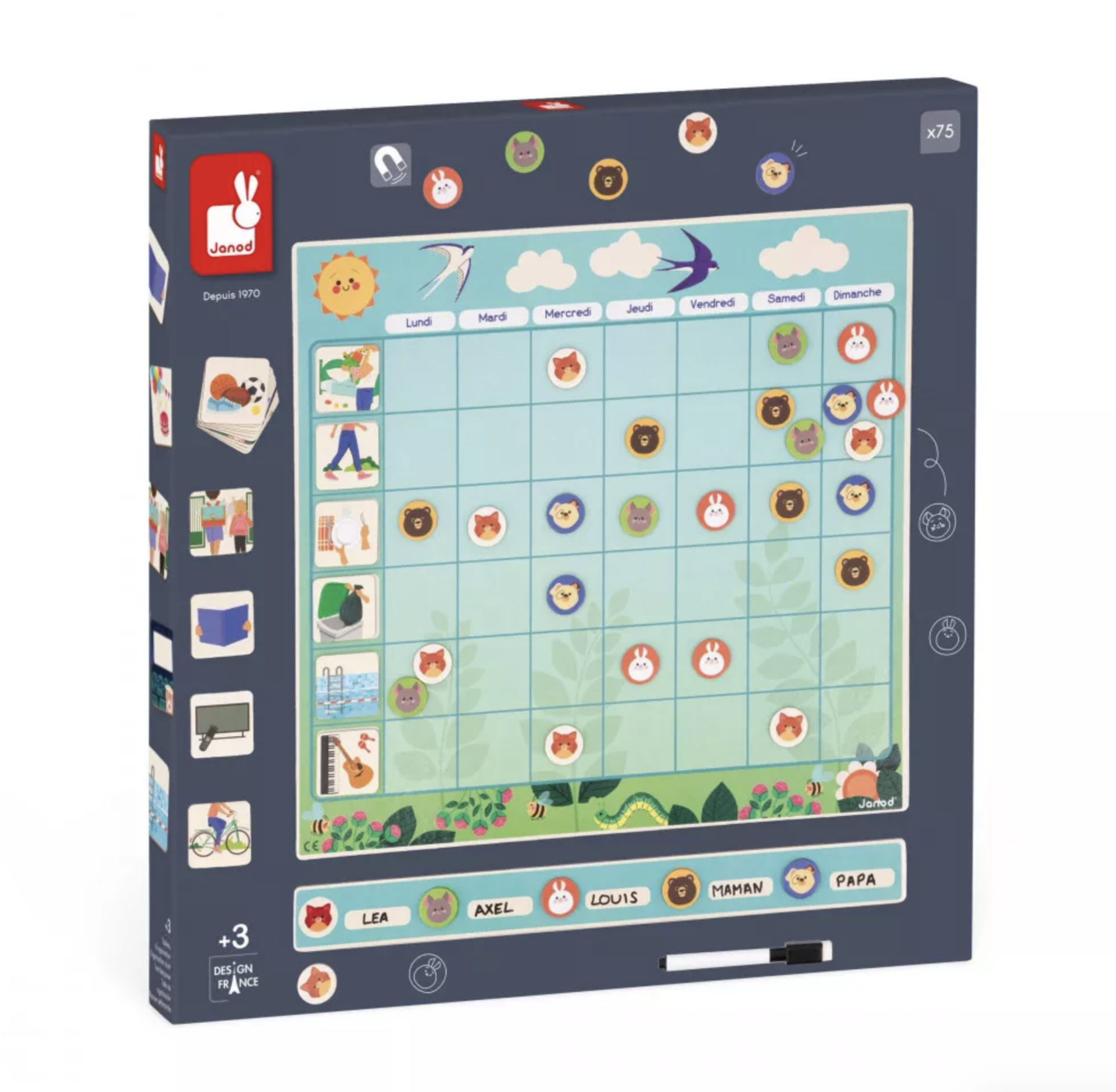  Quadro de Organisação Family Planner - Janod 