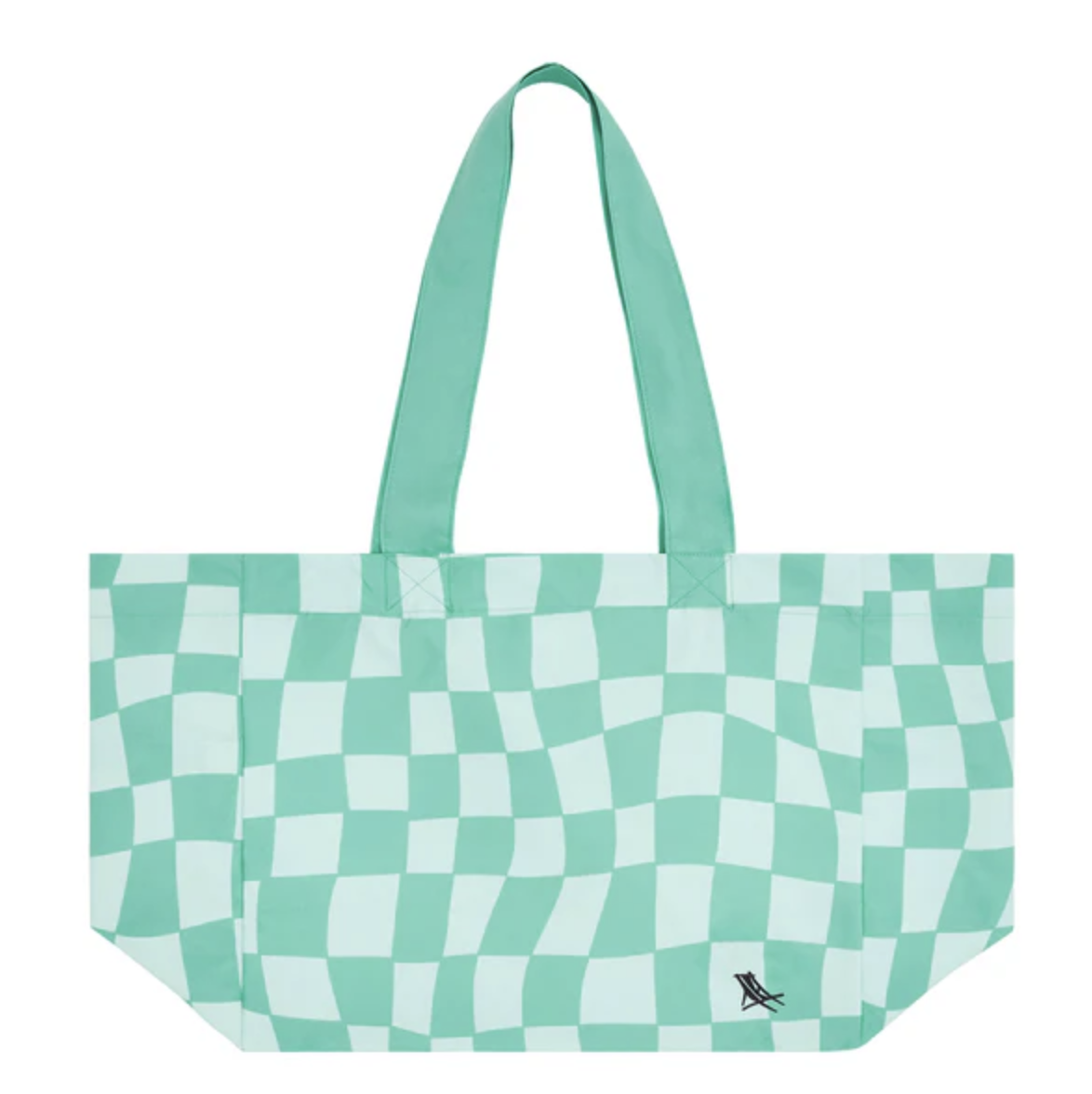  Saco de Praia Check Mate Green - Dock & Bay 