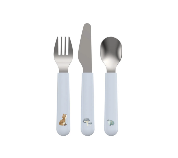  Set de 3 Talheres Criança Mio Forest Friends - Little Dutch 