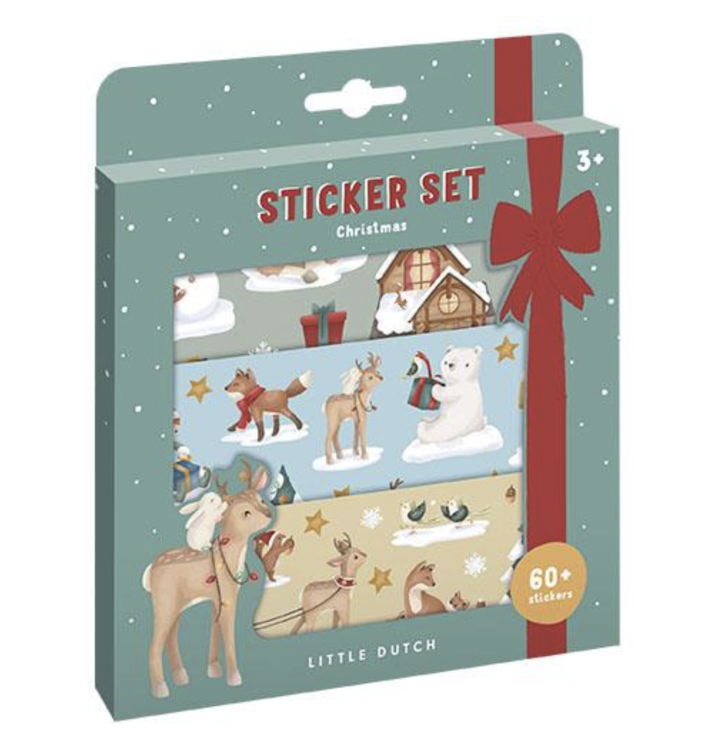 Set de 60 Autocolantes de Natal - Little Dutch