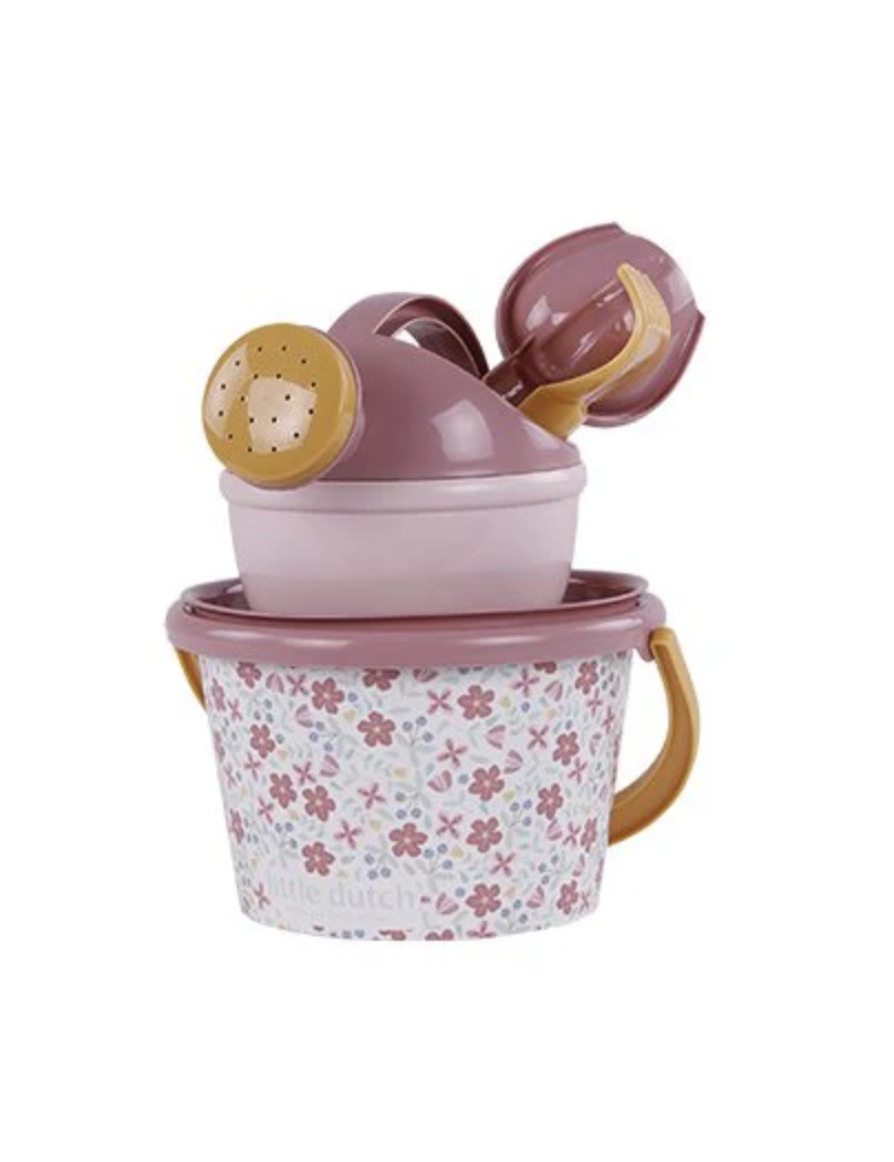  Set de Praia Pink Flowers 5 Peças - Little Dutch 