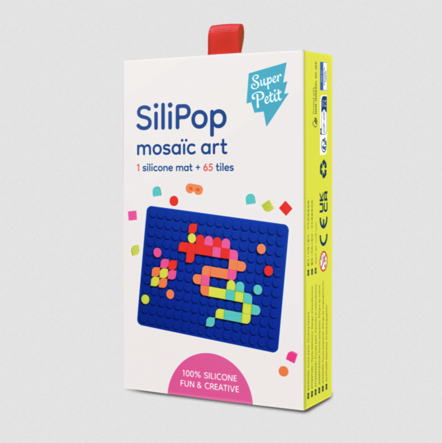  Silipop Mosaico Criativo com Pinos Pop-On Blue - Super Petit 