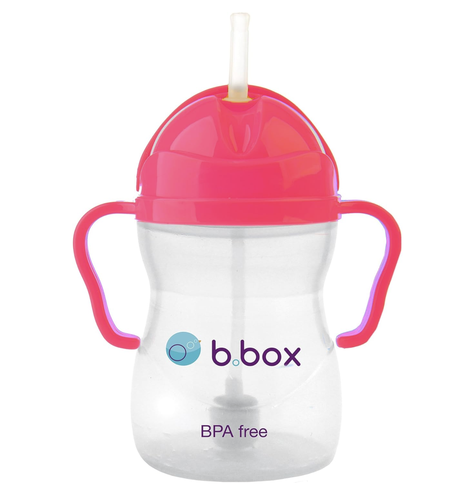  Sippy Cup com Palhinha Flexível Pink - B.Box 