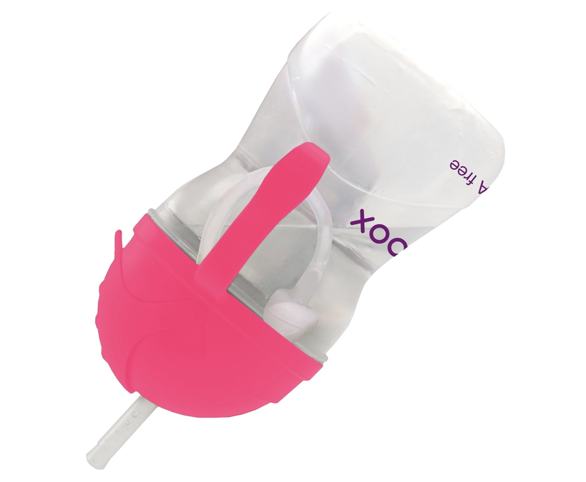  Sippy Cup com Palhinha Flexível Pink - B.Box 