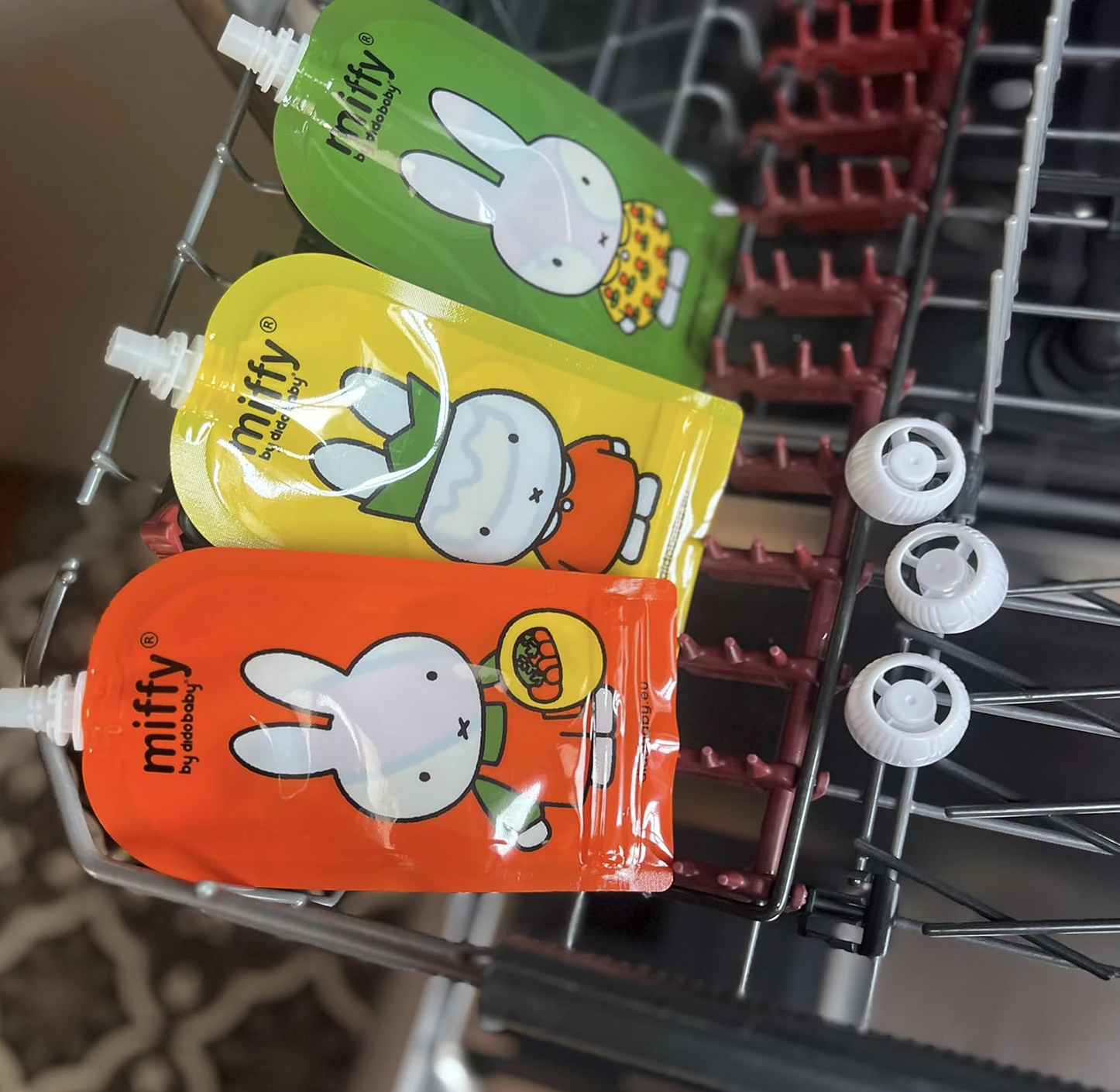  Squeeze Reutilizável Pack de 6 Miffy - Didobaby 