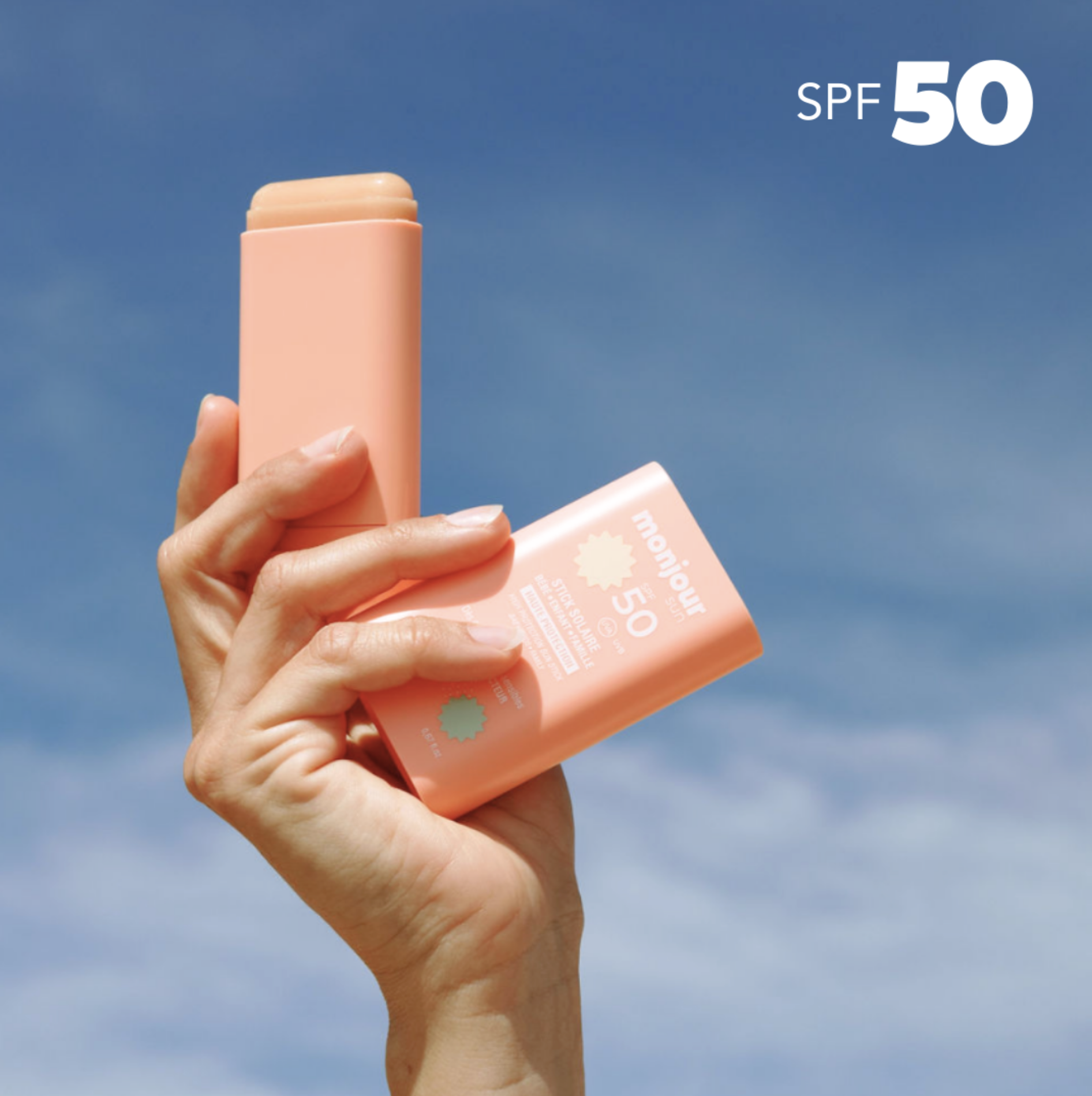  Stick Solar Invisível SPF 50 - Monjour 
