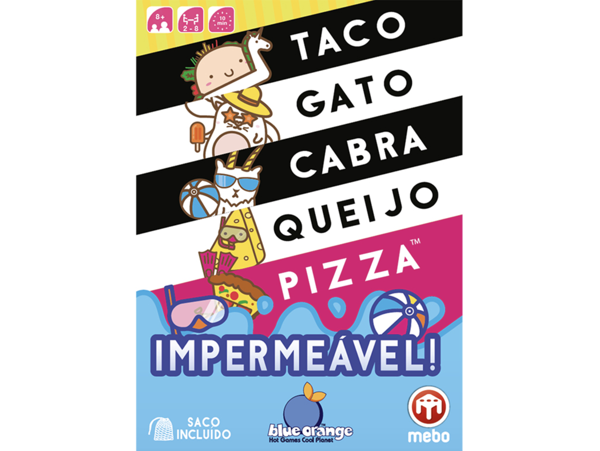  Taco Gato Cabra Queijo Pizza Impermeável - Mebo 