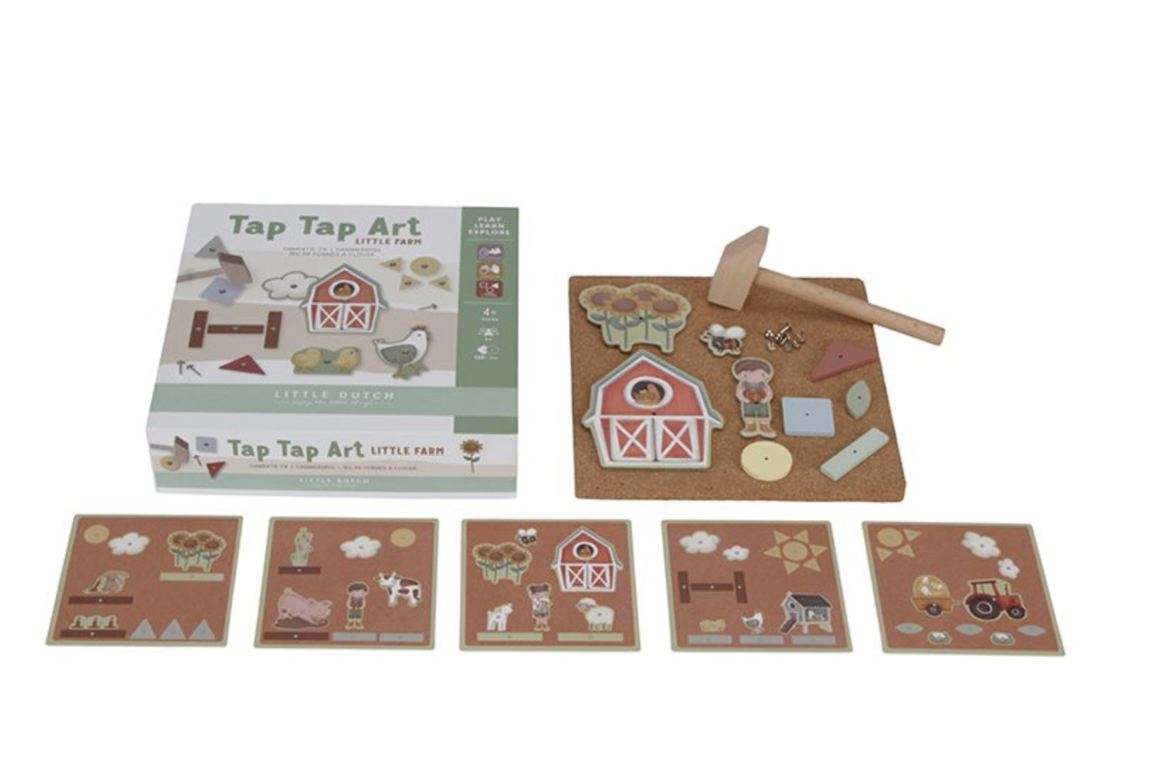  Tap Tap art set Little Farm - Little Dutch 