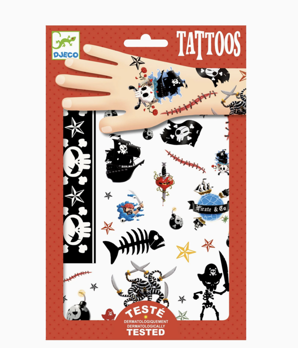  Tatuagens Piratas - Djeco 