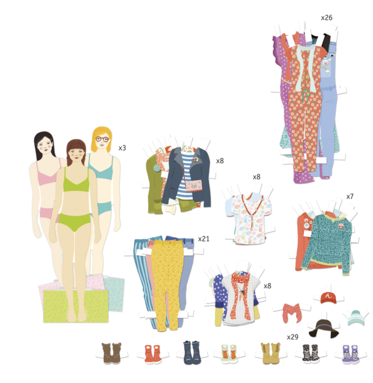  Um Grande Camarim Moda em Papel - Djeco 