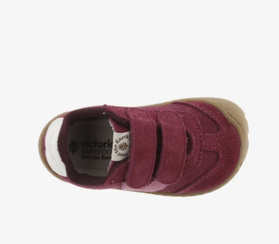  Victoria Barefoot Bosco Tiras Couro Rachado Fucsia 