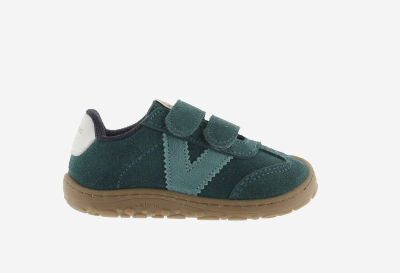  Victoria Barefoot Bosco Tiras Couro Rachado Verde 