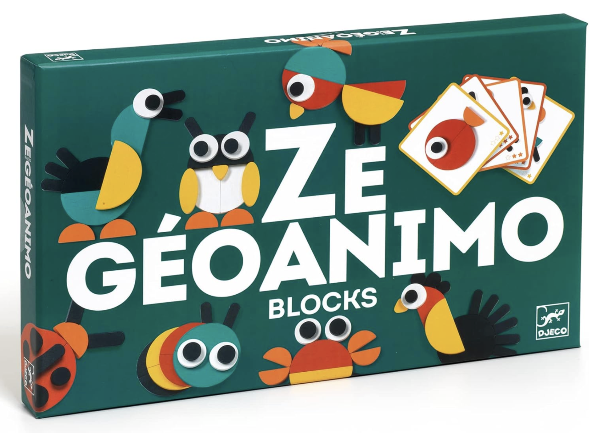  Ze Geoanimo Reproduz Animais c/ Peças de Madeira - Djeco 