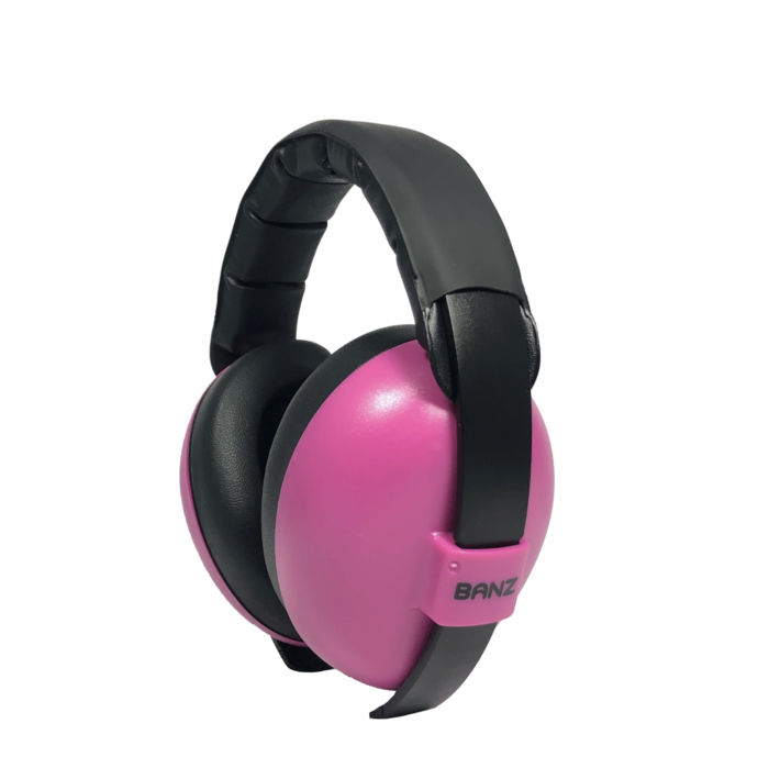 Auriculares Protetores de Ouvido 0-3 Anos Magenta- Banz