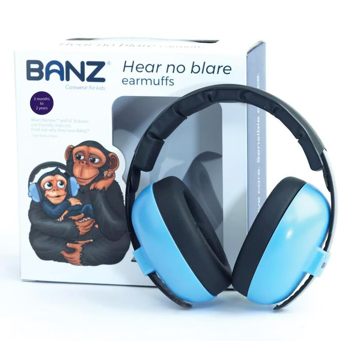 Auriculares Protetores de Ouvido Sky Blue 0-3 Anos - Banz