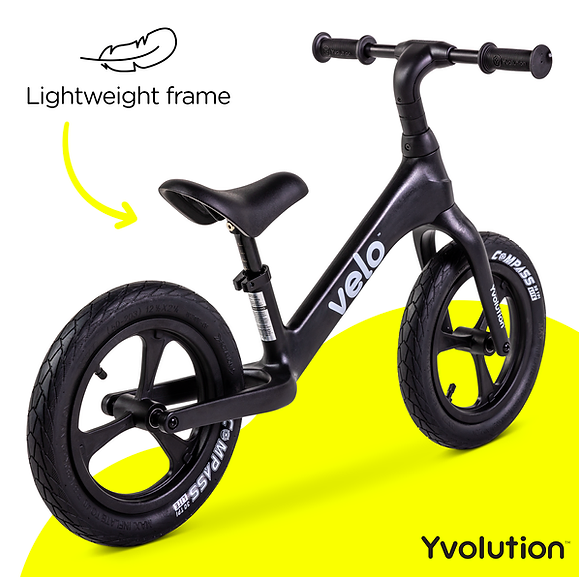 Bicicleta de Equilibrio Velo Pro Black - Yvolution