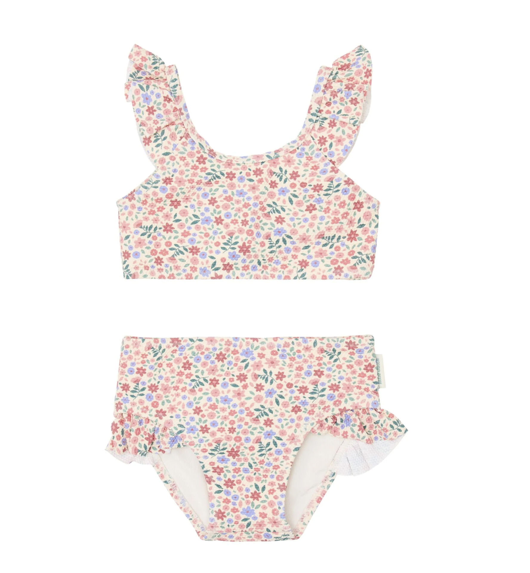 Biquíni com Folhos Floral Print - Little Dutch