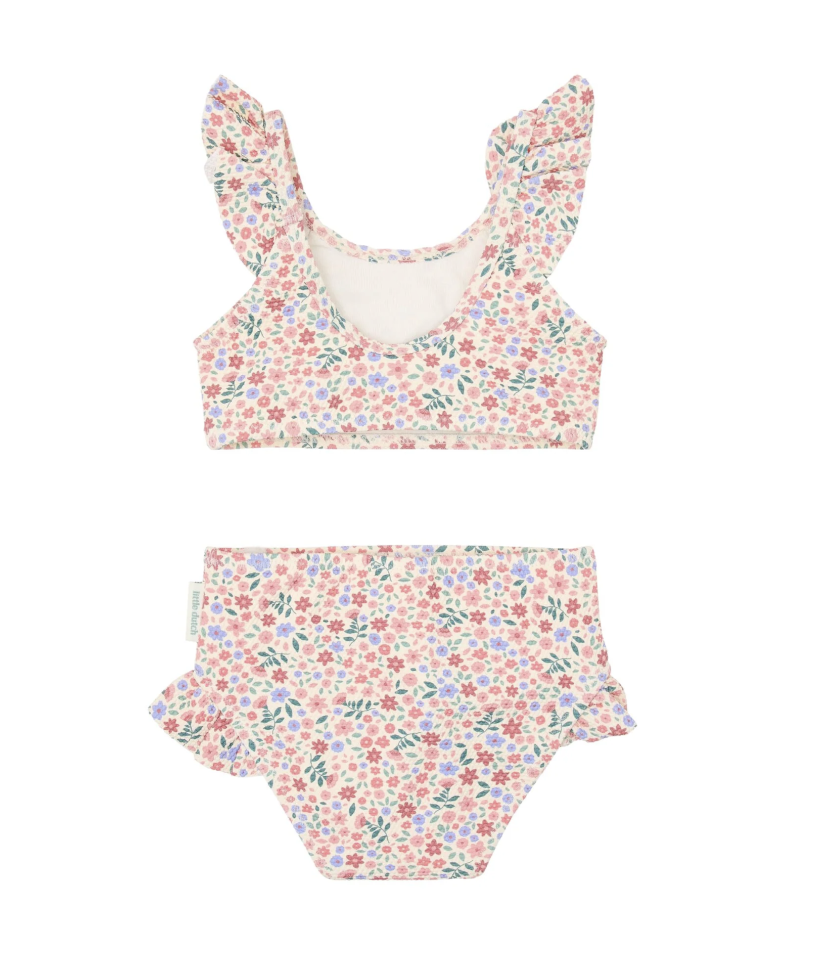 Biquíni com Folhos Floral Print - Little Dutch