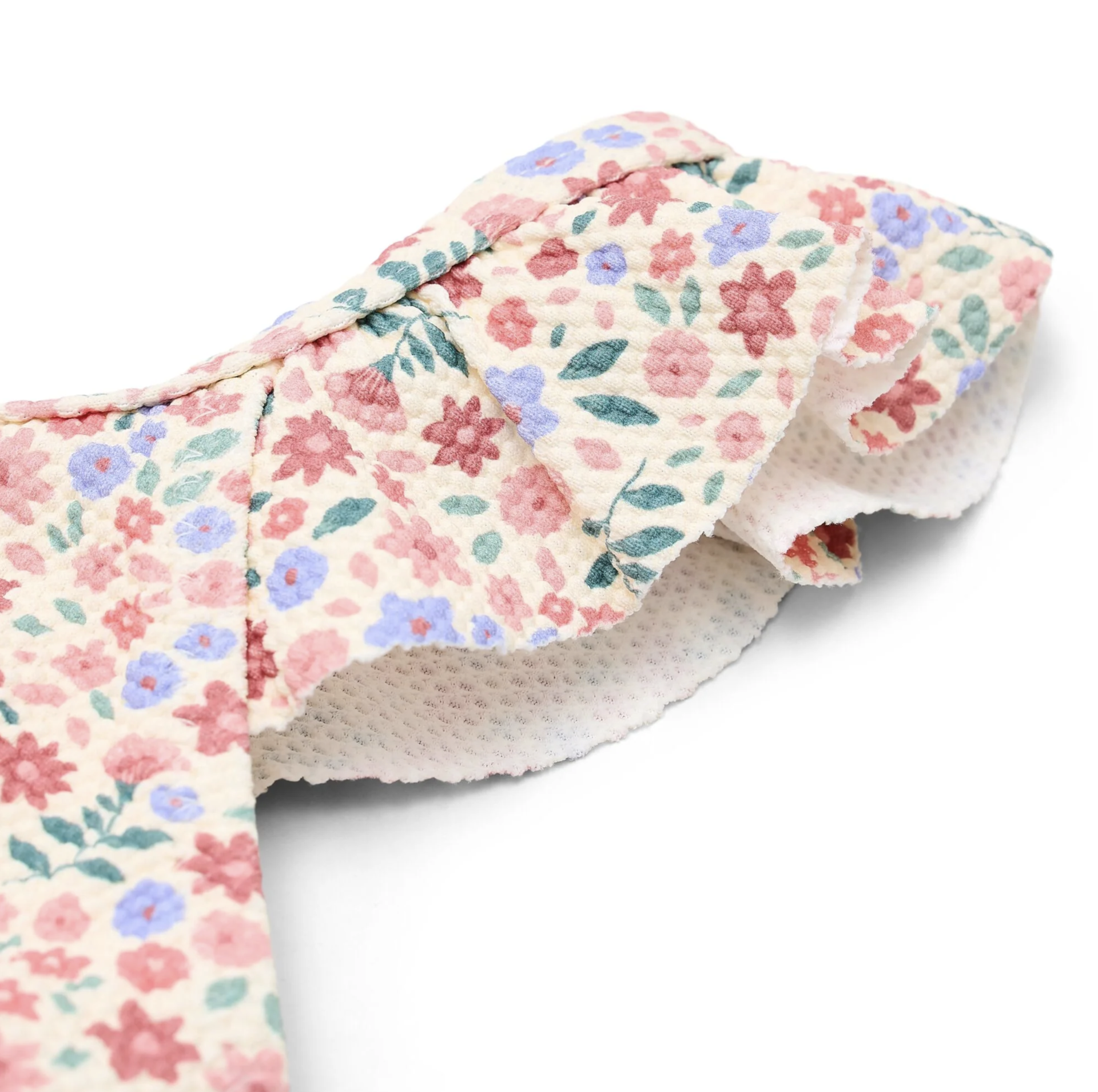 Biquíni com Folhos Floral Print - Little Dutch