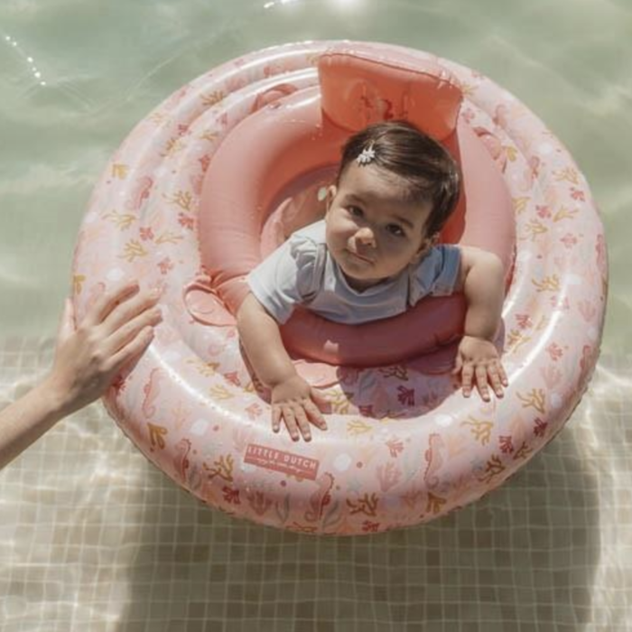 Bóia Insuflável para Bebé Ocean Dreams Pink - Little Dutch