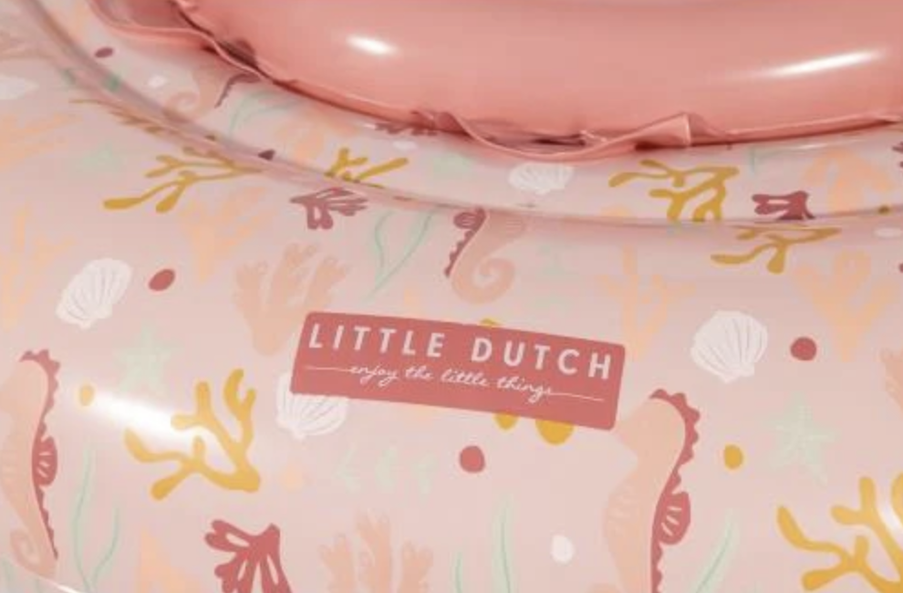 Bóia Insuflável para Bebé Ocean Dreams Pink - Little Dutch