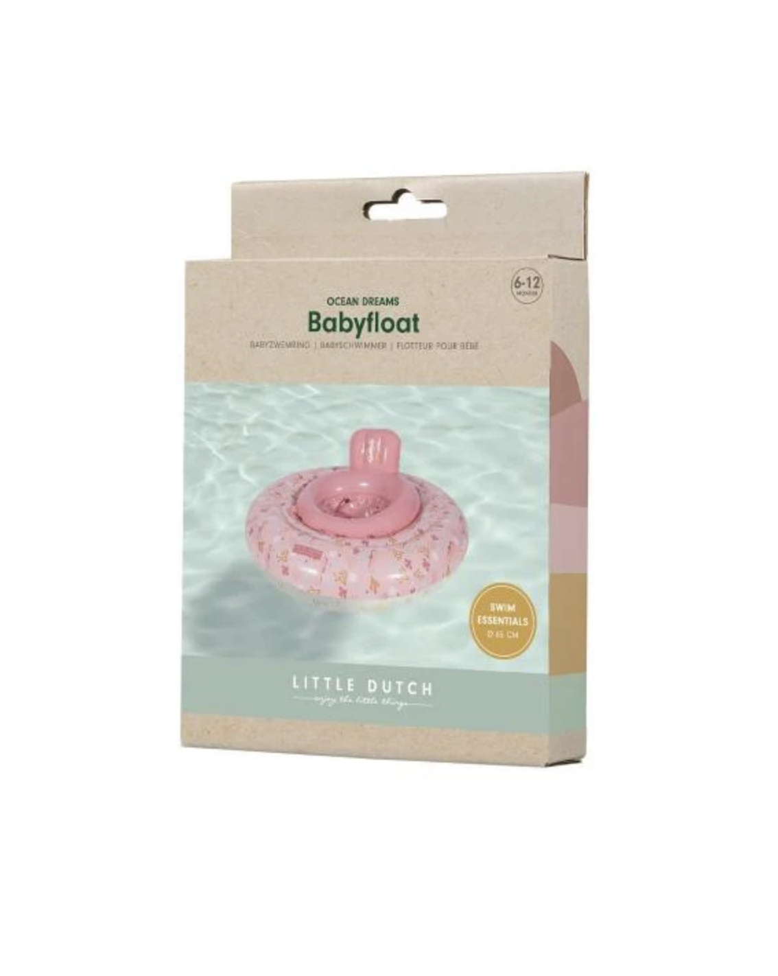 Bóia Insuflável para Bebé Ocean Dreams Pink - Little Dutch