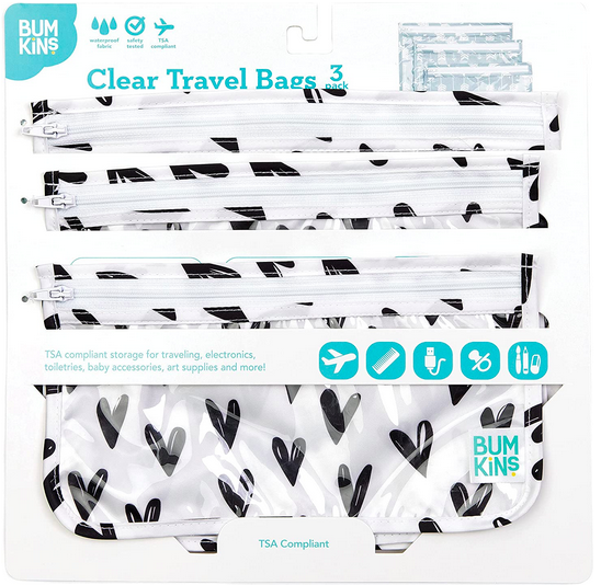 Bolsas de Viagem Pack 3 Corações - Bumkins
