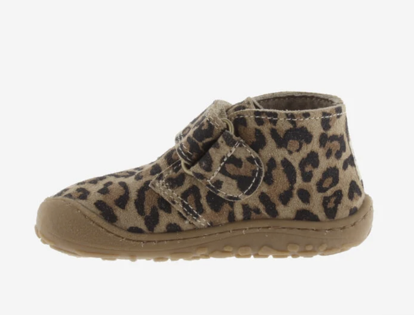 Bosco Tira Botim Barefoot Couro Rachado Leopardo - Victoria