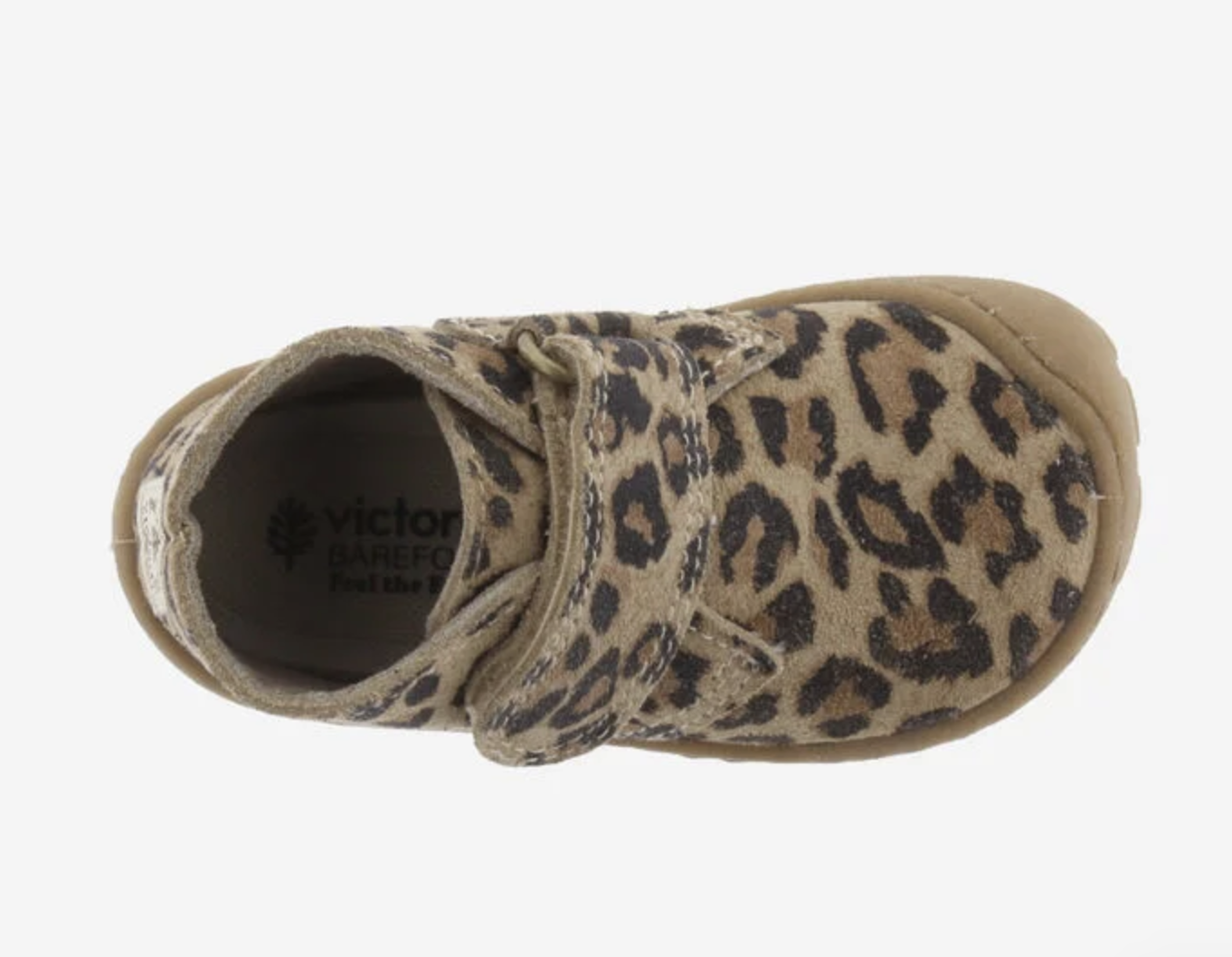 Bosco Tira Botim Barefoot Couro Rachado Leopardo - Victoria