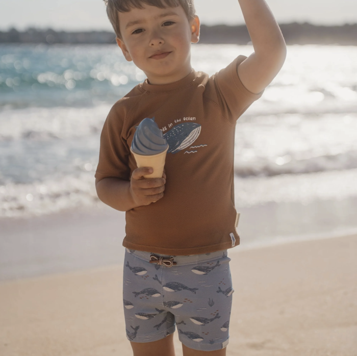 Calções de Banho Blue Ocean Splash - Little Dutch