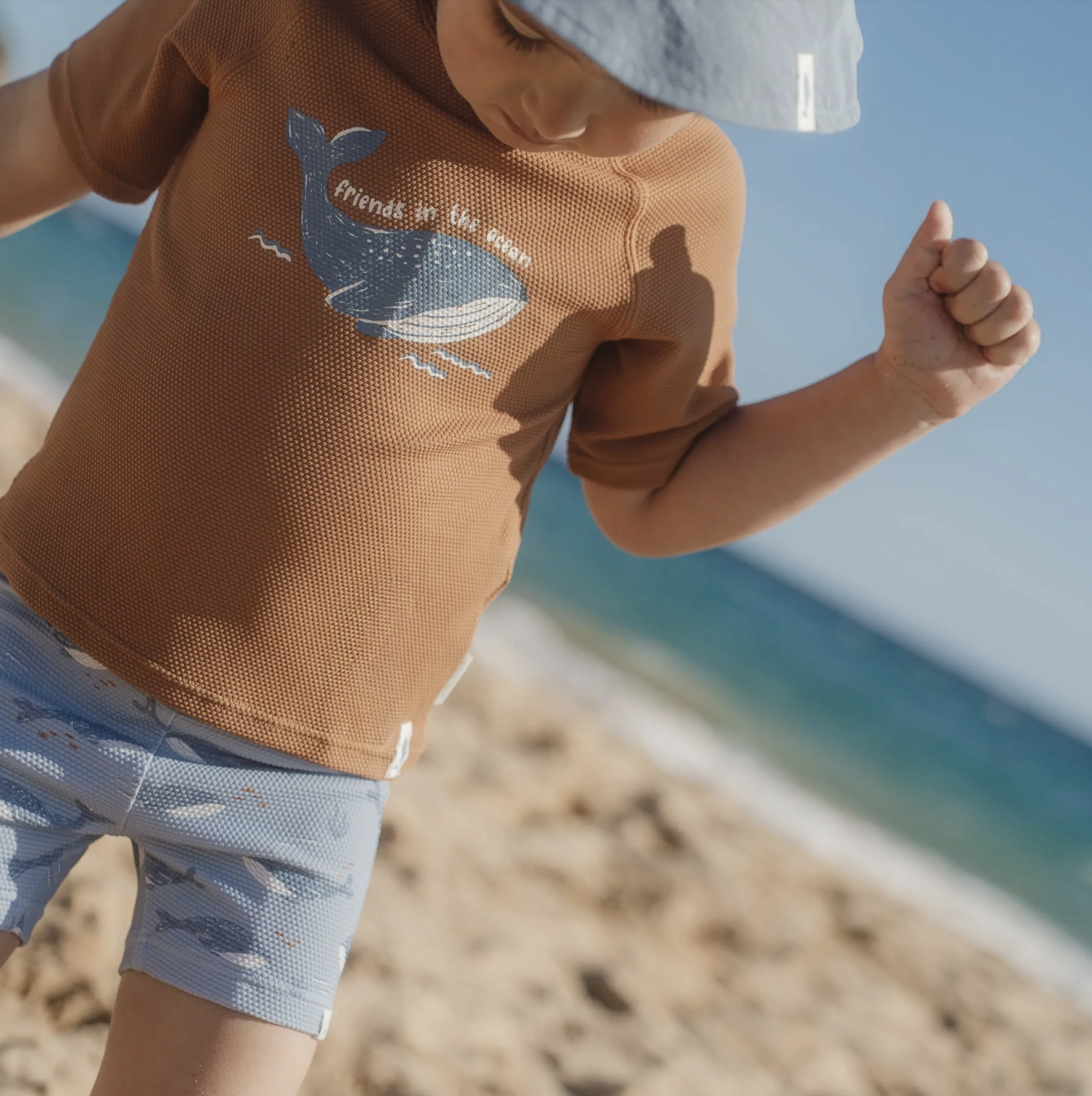 Calções de Banho Blue Ocean Splash - Little Dutch