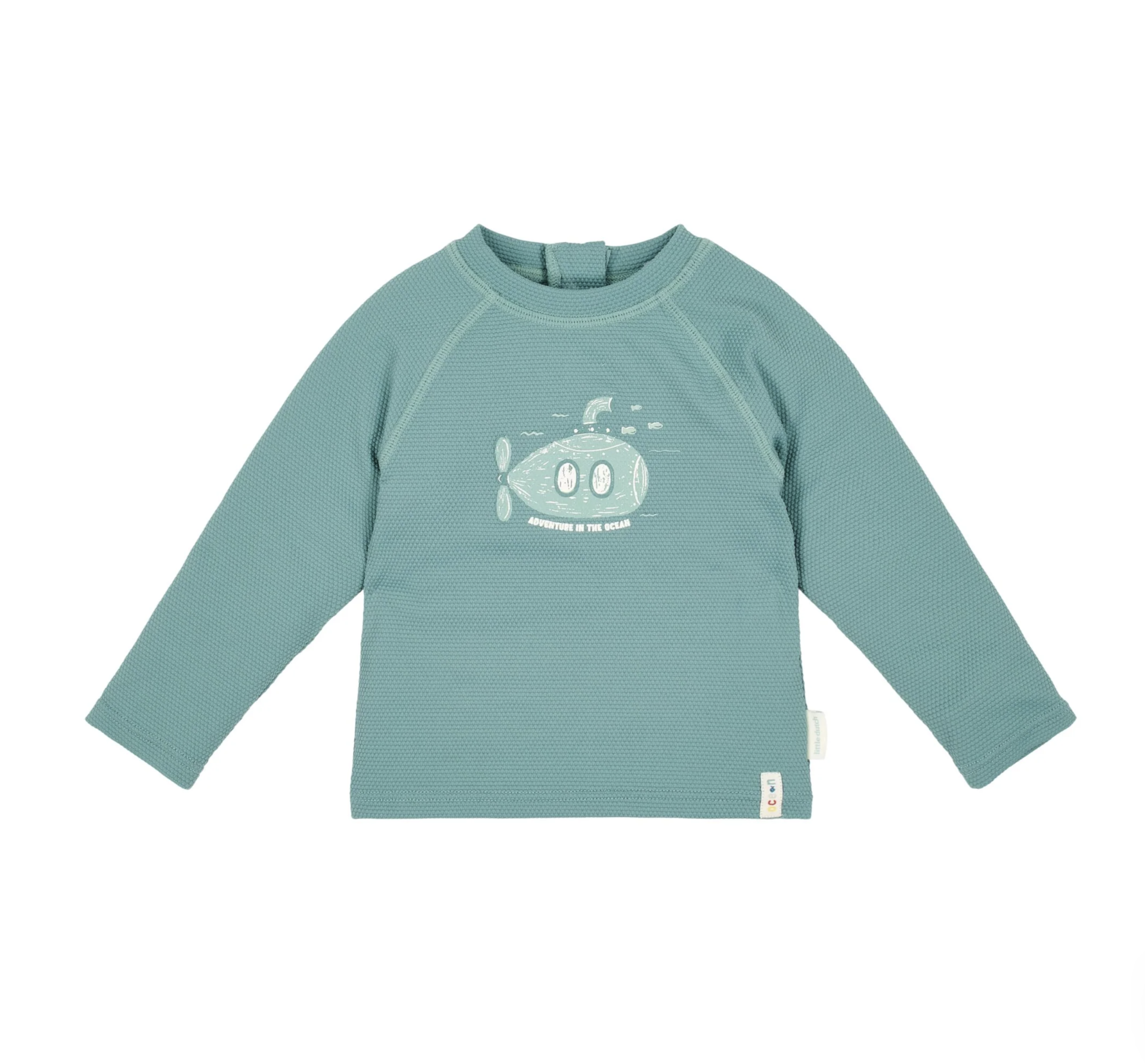 Camisola de Banho Long Sleeve UPF 40 Green - Little Dutch 0
