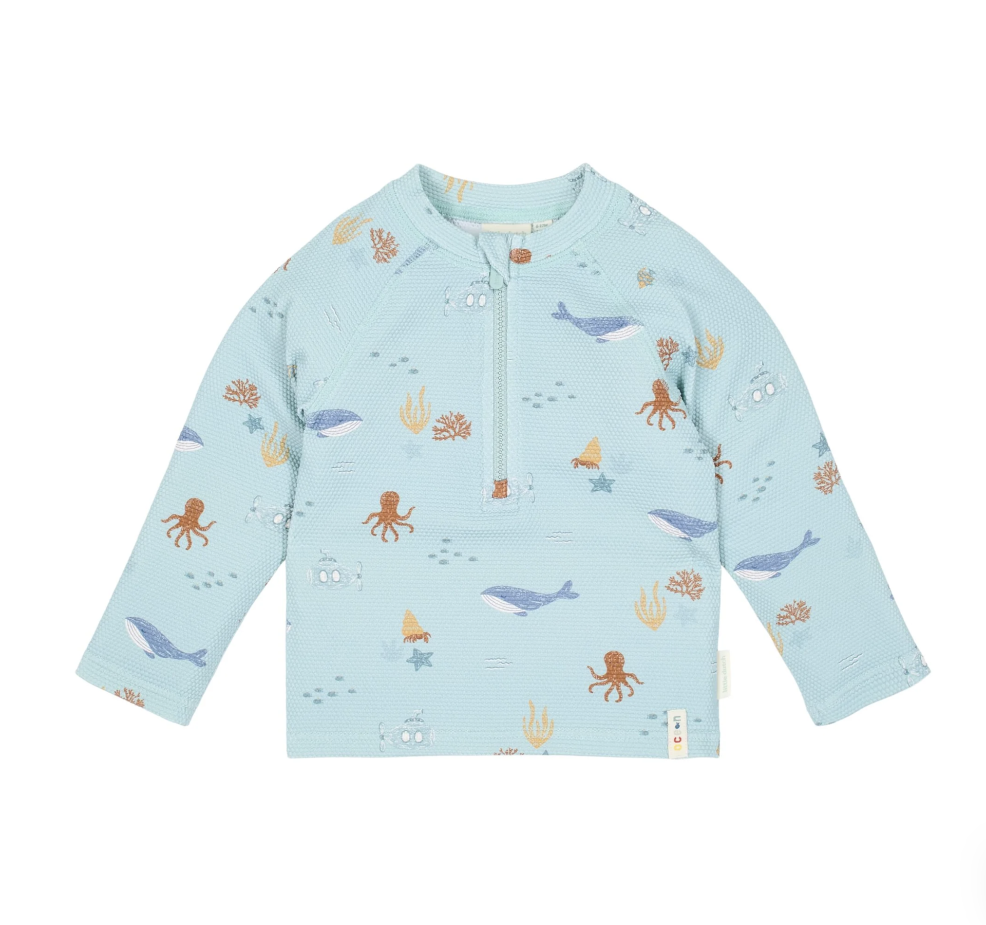Camisola de Banho Long Sleeve UPF 40 Ocean Friends - Little Dutch