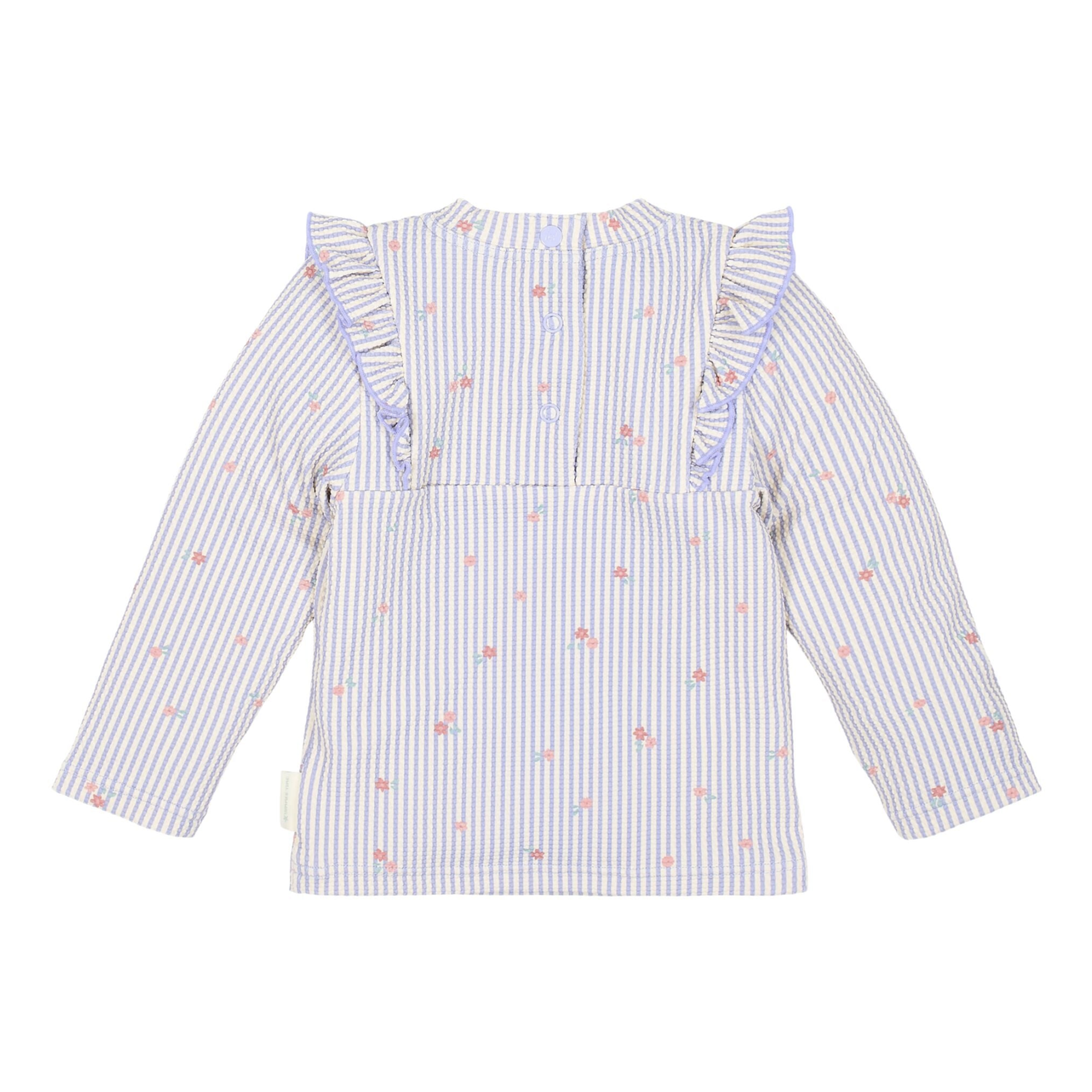 Camisola de Banho Long Sleeve UPF 40 Purple Stripes - Little Dutch